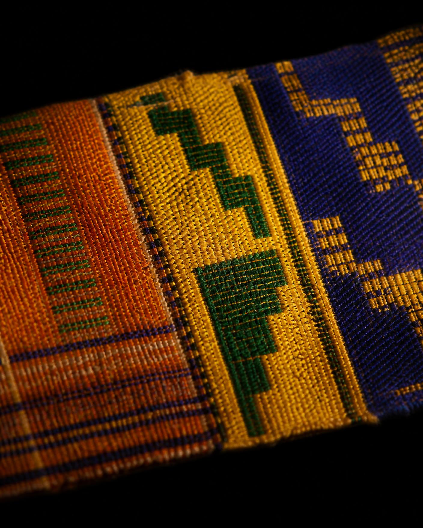 Handwoven Kente — material study
